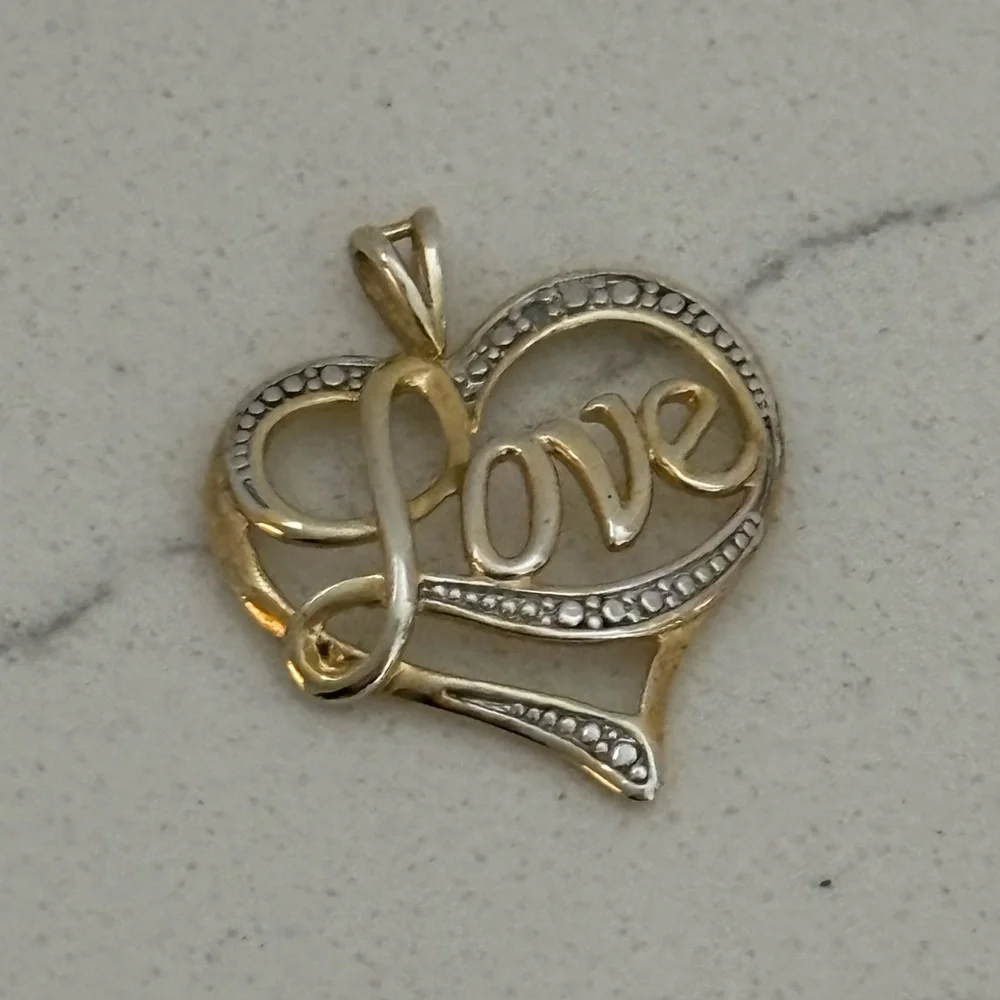 Silver 925 heart pendant - Picture 2 of 4
